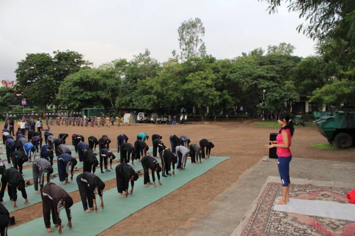 Fitness Program at NCC Camp 1